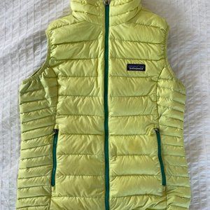 Patagonia down sweater vest women's small